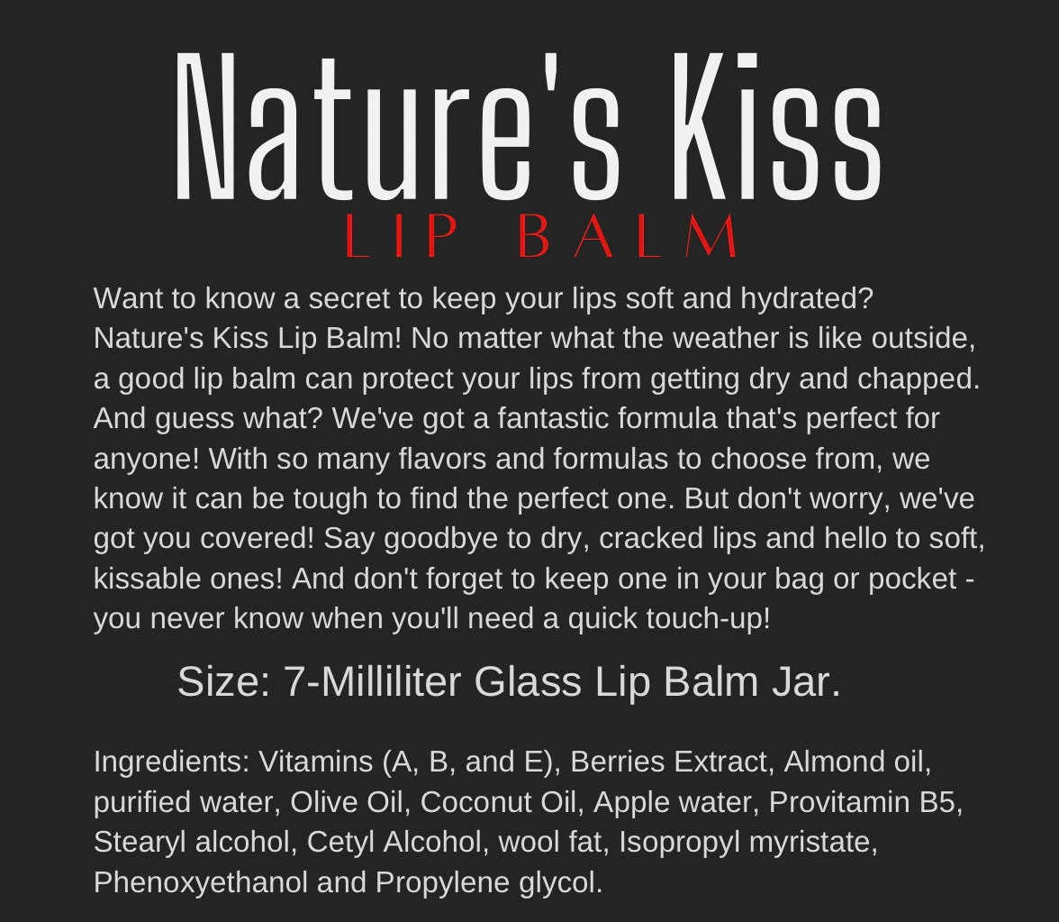 Nature's Kiss Lip Balm